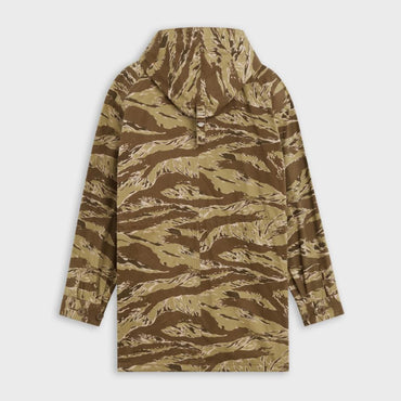 Parka Militaire Coton Outerwear Camouflage - Brown