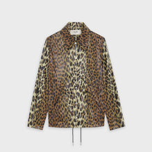 Veste Legere Boutonnee Nylon Leger Leopard - Leopard