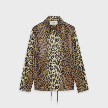 Veste Legere Boutonnee - Leopard