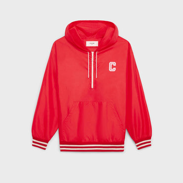 Celine Pari Hooded Windbreaker - Red