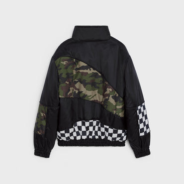 Loose Checker Jacket - Black