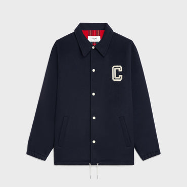 Veste Coach College Celine Double-Face Wool - Navy