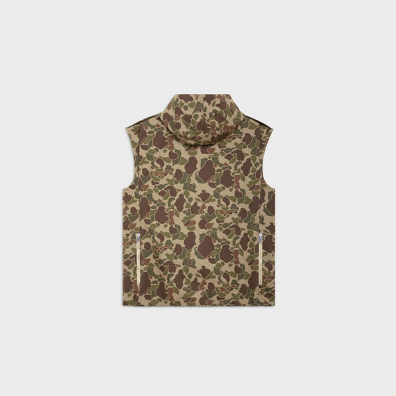 Men Long Military Vest - Multicolor