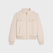 Blouson Col Officier - Cream