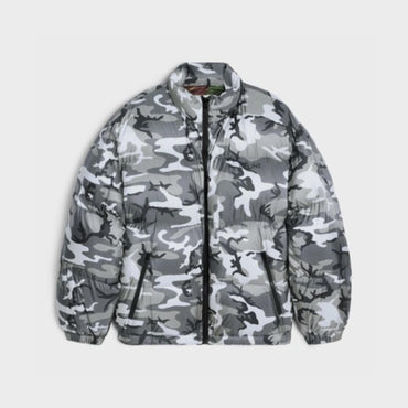 Celine Short Down Jacket - Black/Grey
