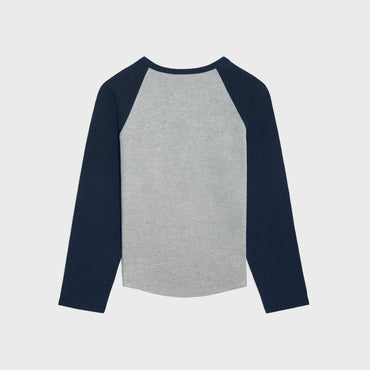 T-Shirt Celine Paris Triomphe - Grey Melange/Navy