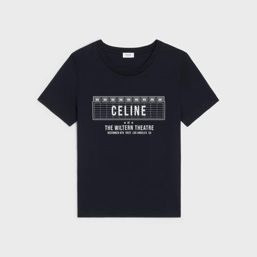 Tshirt Celine Wiltern Cotton Jersey - Black / White