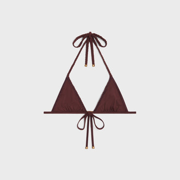 Haut Triangle Tresse Triomphe - Prune
