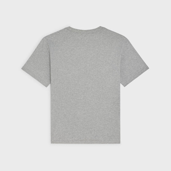 Men Celine Multico Loose T-Shirt - Grey Melange