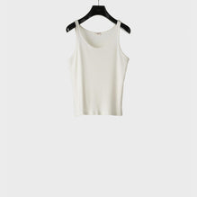Debardeur Triomphe Jersey De Soie Cotele - Off White / Black