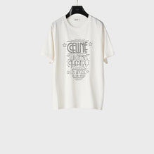 Men Celine Wiltern Loose T-Shirt - Washed White/Black