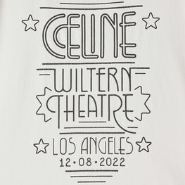 Men Celine Wiltern Loose T-Shirt - Washed White/Black