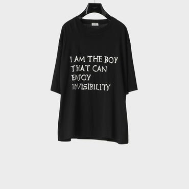 Loose I Am The Boy T-Shirt - Black/White
