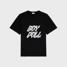 Loose Boy Flock Studs T-Shirt - Black/White