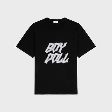 Loose Boy Flock Studs T-Shirt - Black/White
