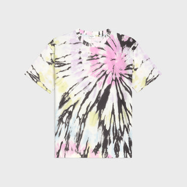 Loose Celine T-Shirt - Multicolor Pastel/Off White