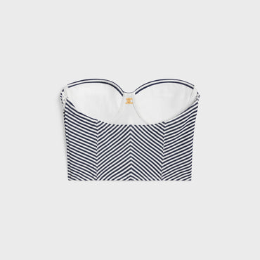 Bustier Balconnet Triomphe - Craie/Navy