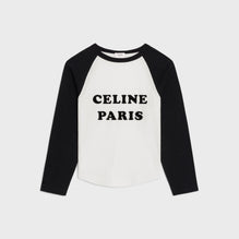 T-Shirt Manches Longues Celine - Off White/Black