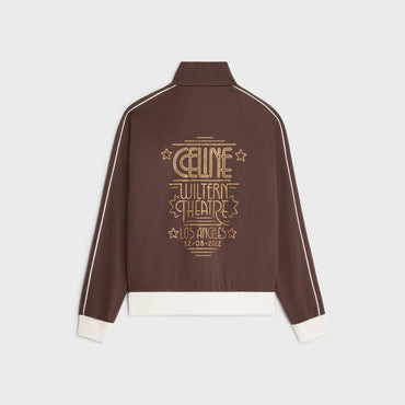 Celine Wiltern Tracksuit Jacket - Dark Brown/Ecru/Gold