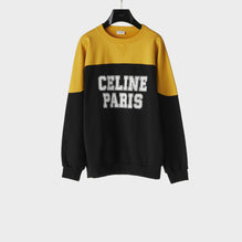 Men Celine Paris Sweat-Shirt - Black/Yellow/White