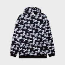 Oversized Hoodie - Black/White