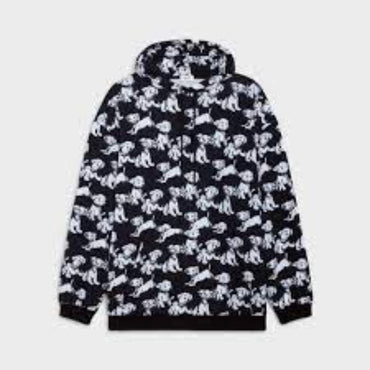 Oversized Hoodie - Black/White