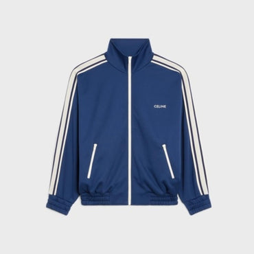 Celine Tracksuit Jacket - Blue/White