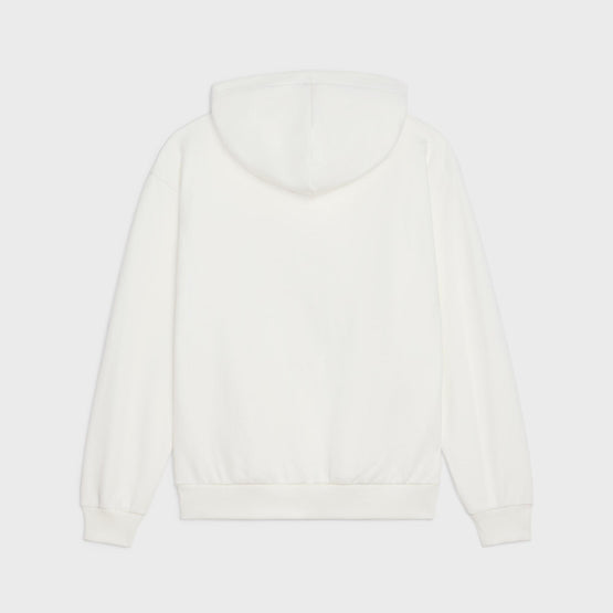 Men Celine Multico Loose Hoodie - Off White