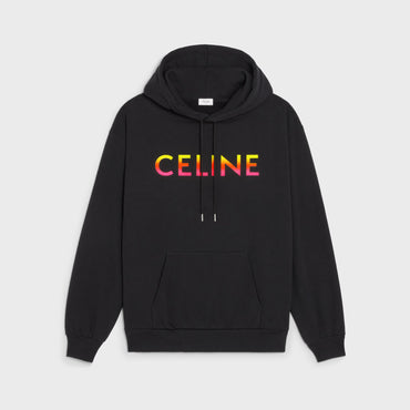 Celine Multico Loose Hoodie - Black