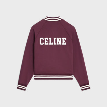 Teddy College Celine - Dark Prune/White