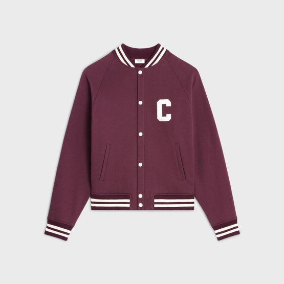 Men Teddy College Celine - Dark Prune/White