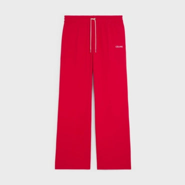 Jogging Flare Celine Double-Face Jersey - Red
