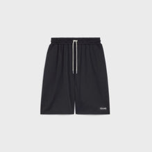 Men Celine Oversized Shorts - Black