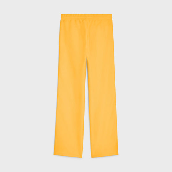 Men Celine Wide Leg Snap Joggers - Golden Yellow/Black