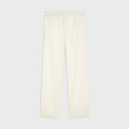 Men Celine Wide Leg Snap Joggers - Cream