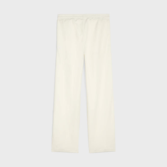 Men Celine Wide Leg Snap Joggers - Cream