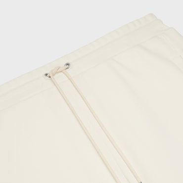 Celine Wide Leg Snap Joggers - Cream