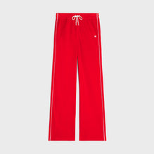 Triomphe Straight Joggers - Poppy Red/Off White