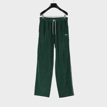 Men Celine Straight Joggers - Bottle Green/Off White