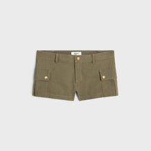 Mini Cargo Shorts - Khaki