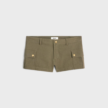 Mini Cargo Shorts - Khaki