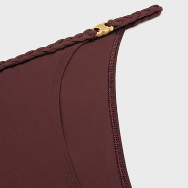 Bas Maillot Tresse Triomphe - Prune