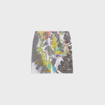 Short Loose Brode Celine - Gris Multico/Off White