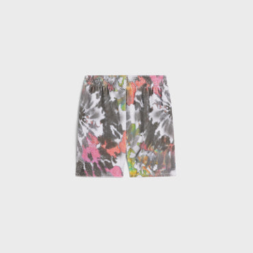 Short Loose Brode Celine - Gris Multico/Off White
