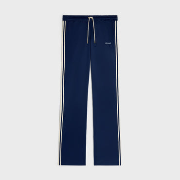Pantalon Tracksuit Celine Double Jersey Vintage - Navy/Off White