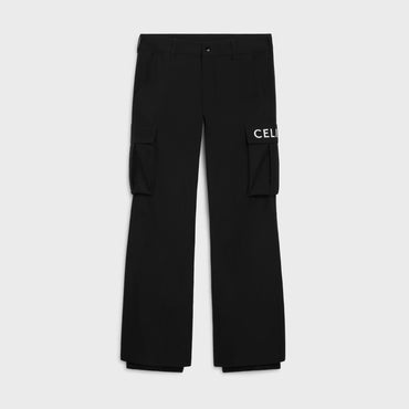 Pants Ski Celine Ripstop Brillant Technique Pantalon - Black