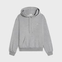 Triomphe Loose Hoodie - Grey/Off White