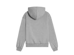 Triomphe Loose Hoodie - Grey/Off White