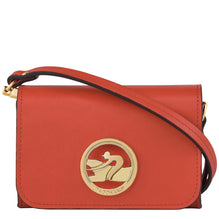Box-Trot  Coin purse with shoulder strap - Orange