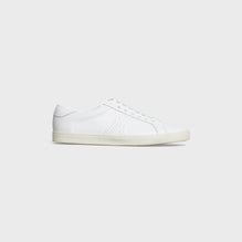 Men Low Lace Up Sneaker Perf Logo - White